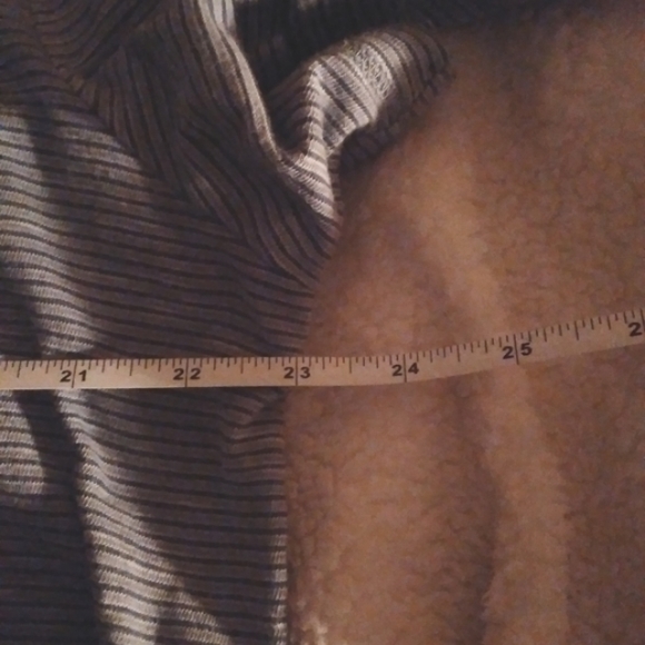 CREmieux striped tshirt V notch  blue/Grey  Large Casual Stylish Mens - Picture 5 of 6